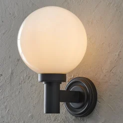 Norwich Opal Glass Outdoor Sconce