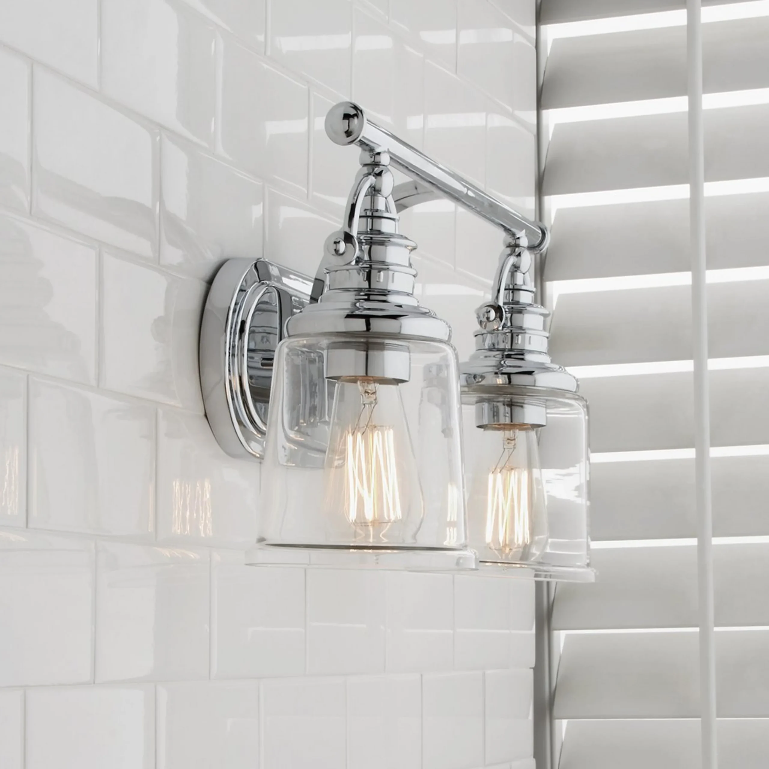 Nostalgic Flair Vanity Light - 2 Light