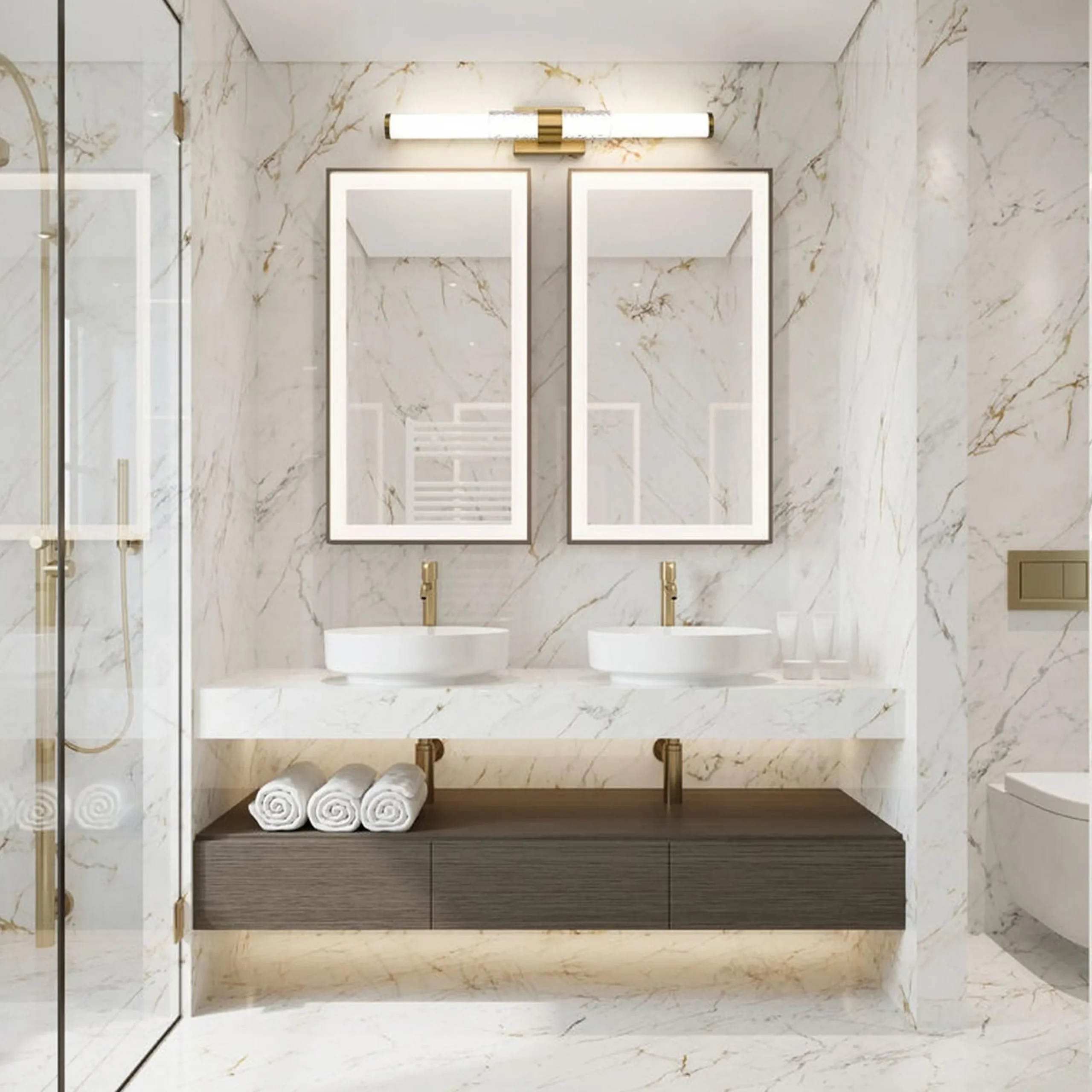 Nycteus LED Vanity Light - 32"