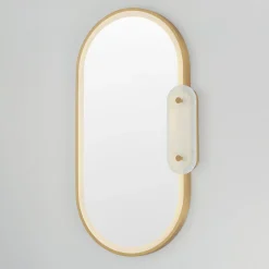 Odette LED Mirror - Alabaster
