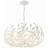 Olive Leaf Blooming Chandelier - 6 Light