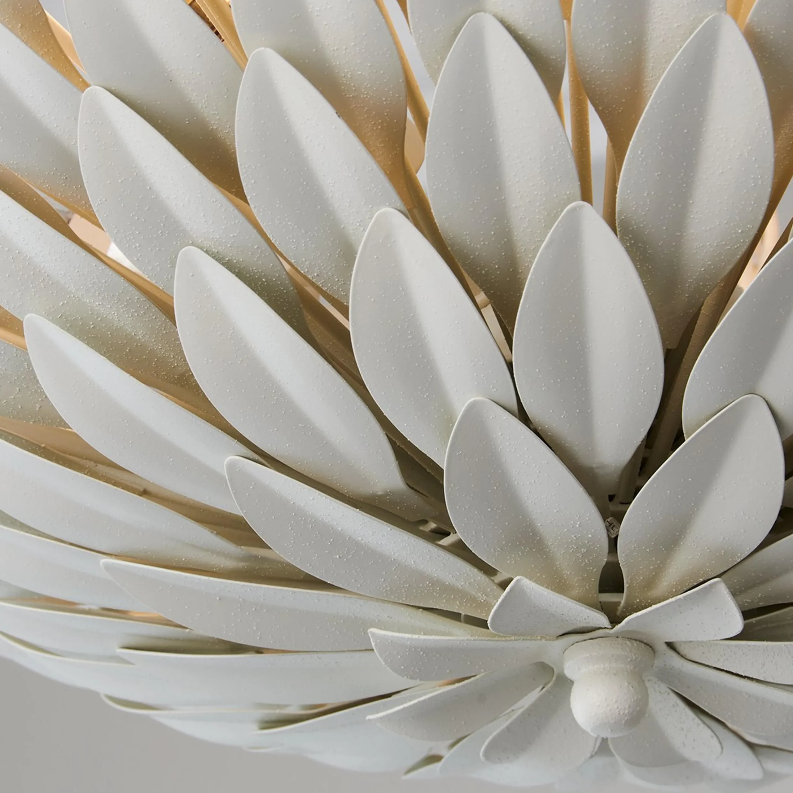 Olive Leaf Convertible Chandelier - 6 Light