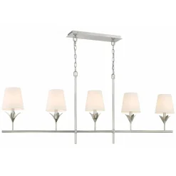 Olive Leaf Island Chandelier