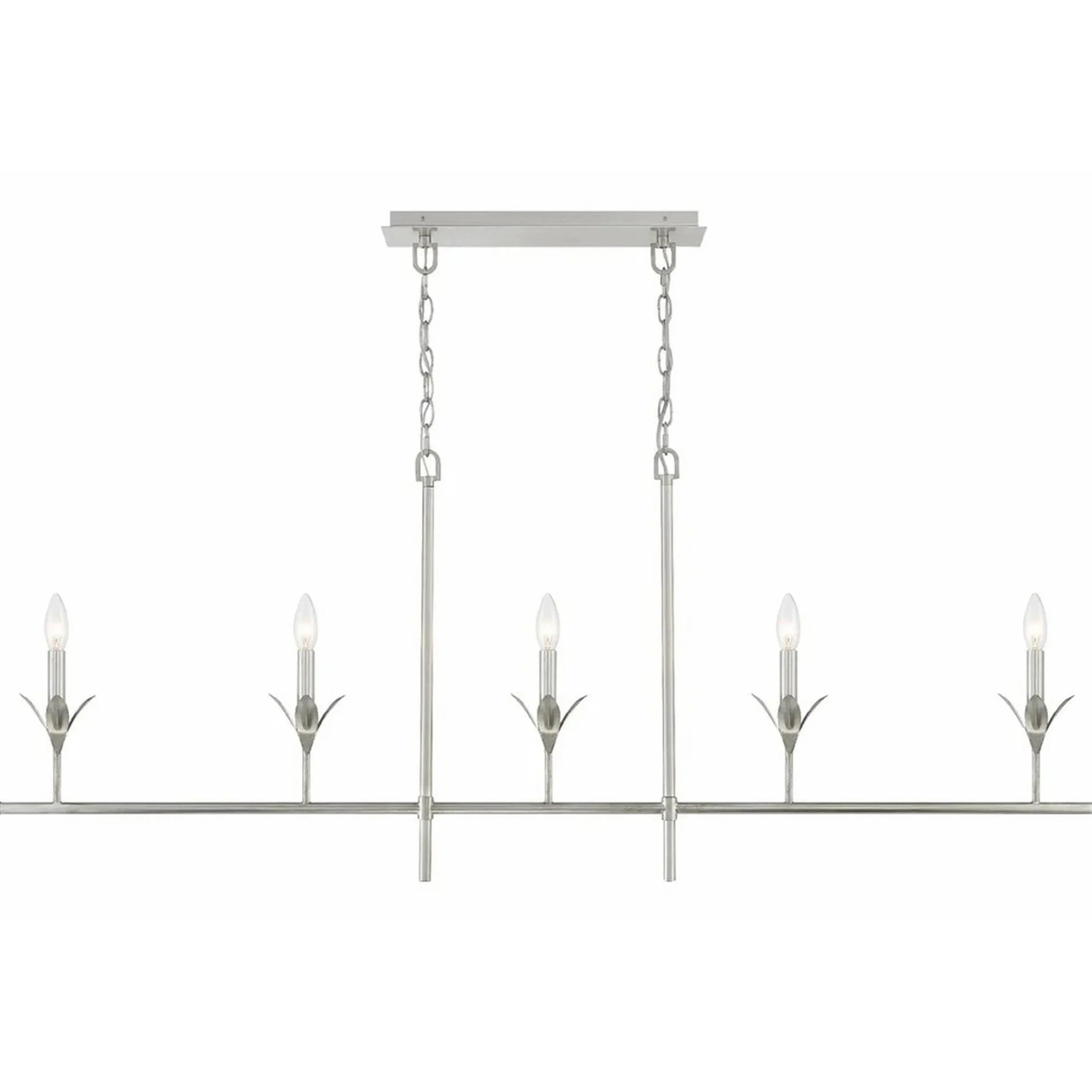 Olive Leaf Island Chandelier