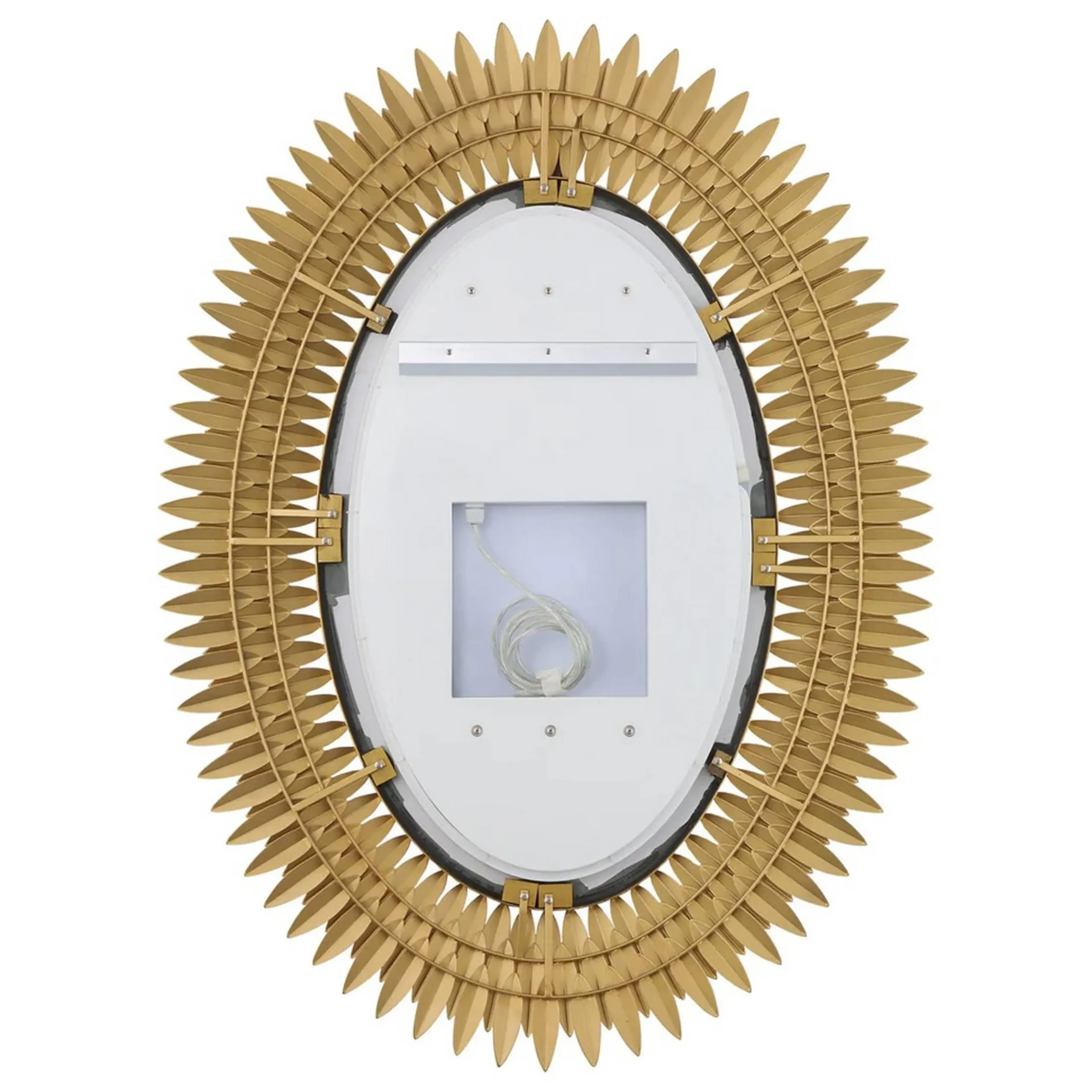 Olive Leaf LED Mirror - 31"