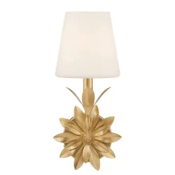 Olive Leaf Petal Sconce