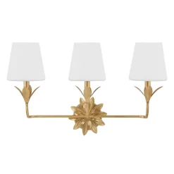 Olive Leaf Petal Vanity Light - 3 Light