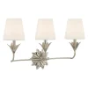 Olive Leaf Petal Vanity Light - 3 Light