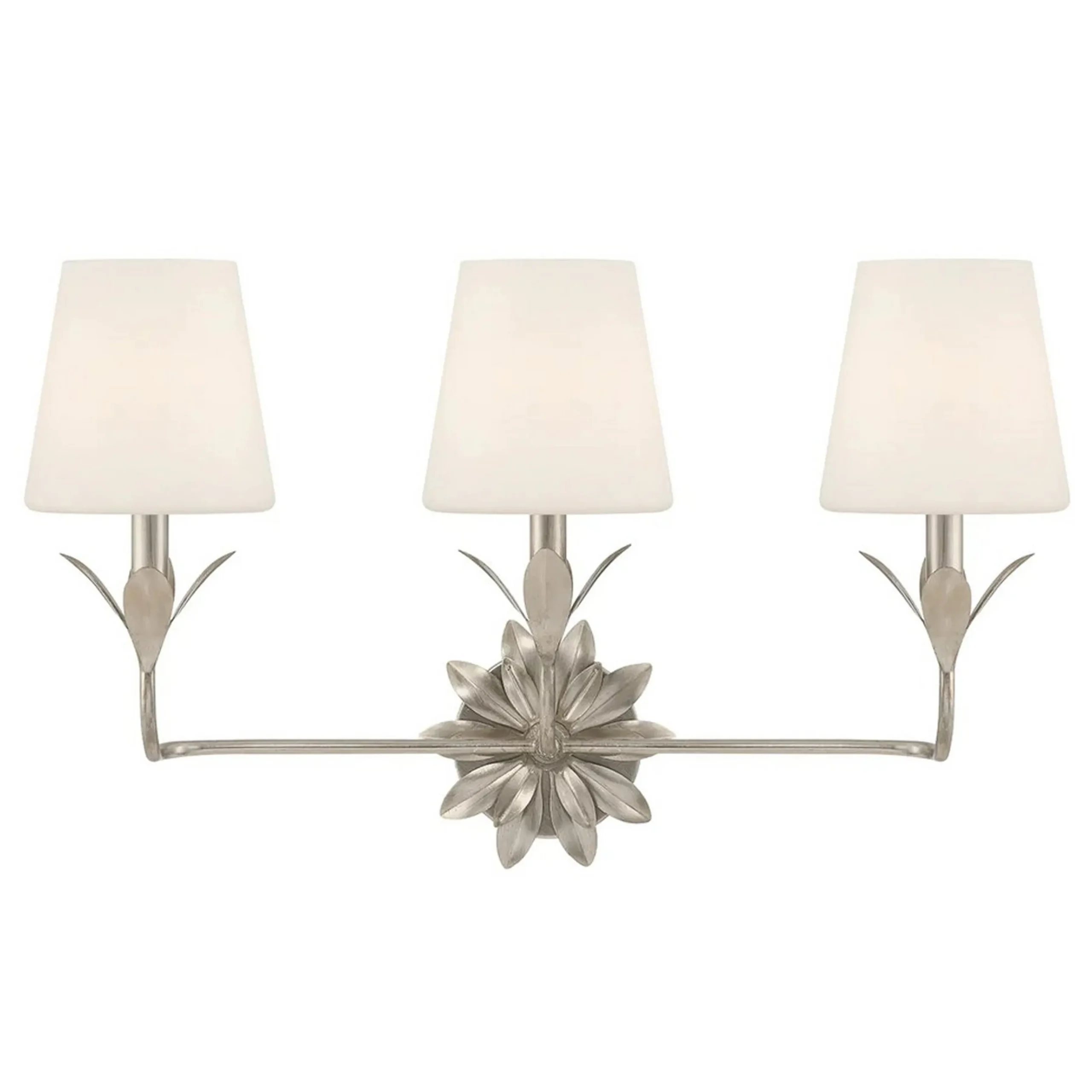 Olive Leaf Petal Vanity Light - 3 Light