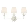 Olive Leaf Petal Vanity Light - 3 Light