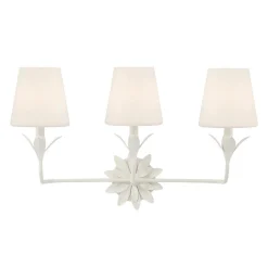 Olive Leaf Petal Vanity Light - 3 Light