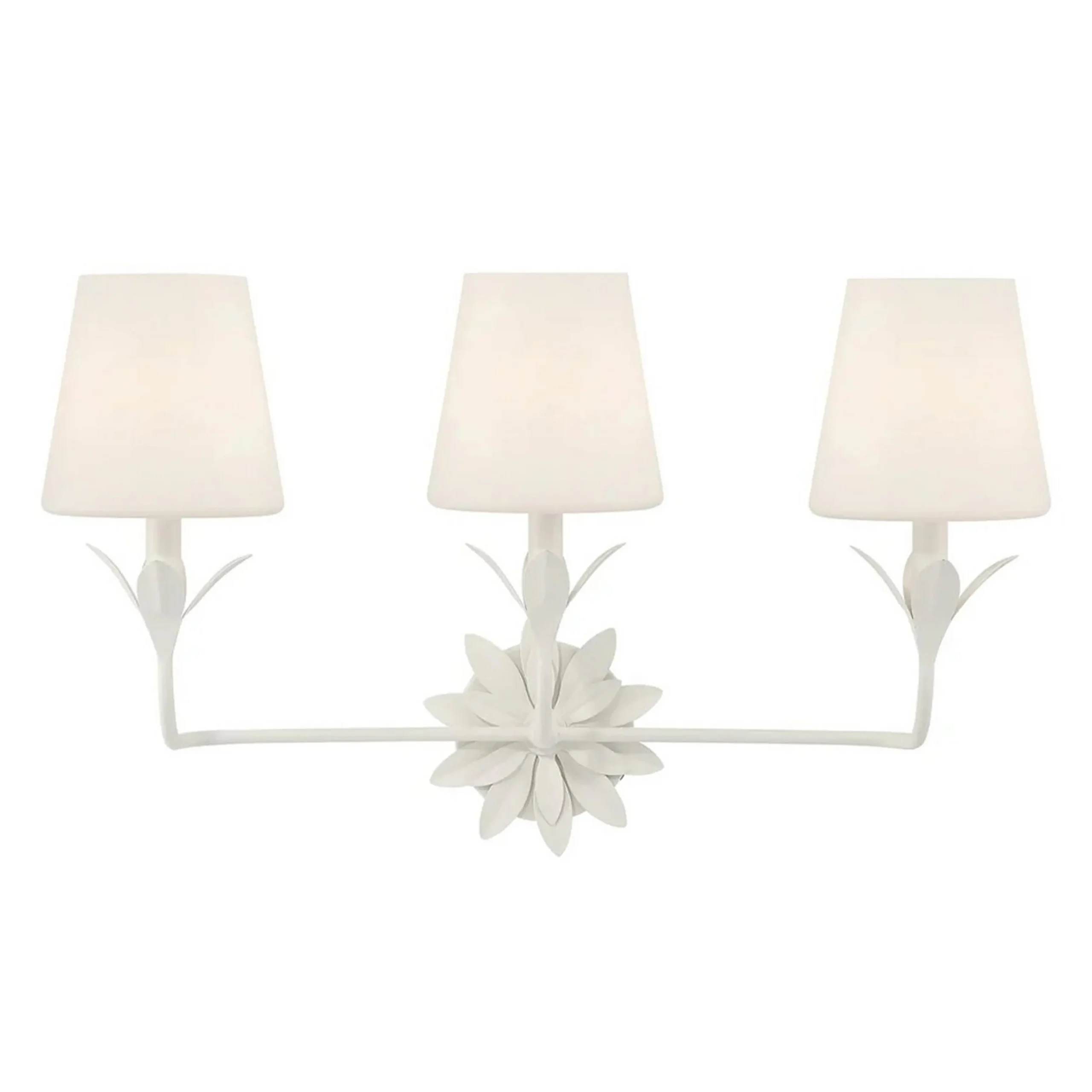 Olive Leaf Petal Vanity Light - 3 Light