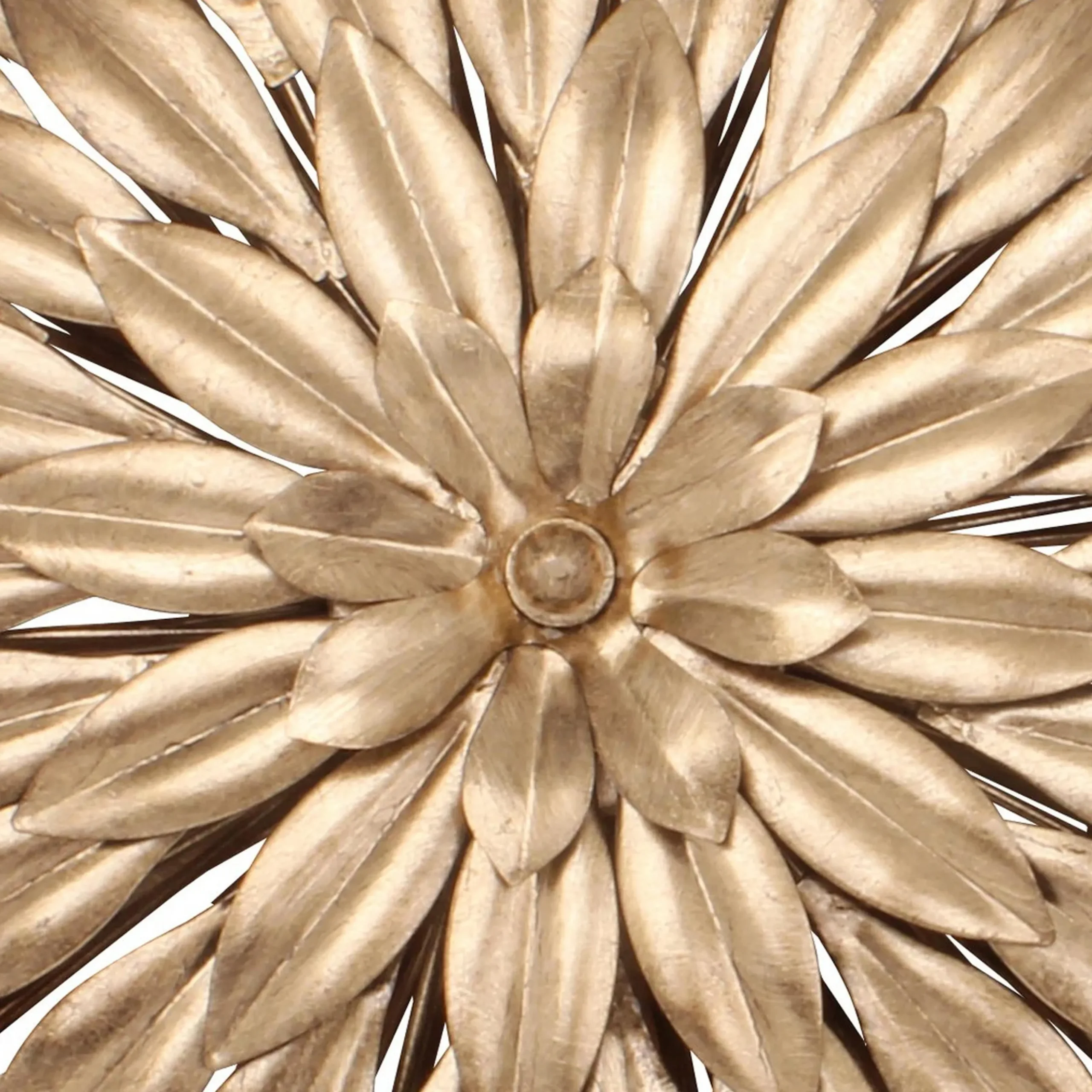 Olive Leaf Semi-Flush Ceiling Light - 6 Light