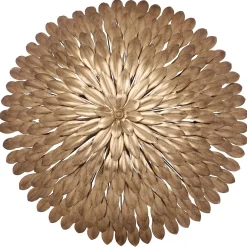 Olive Leaf Semi-Flush Ceiling Light - 6 Light