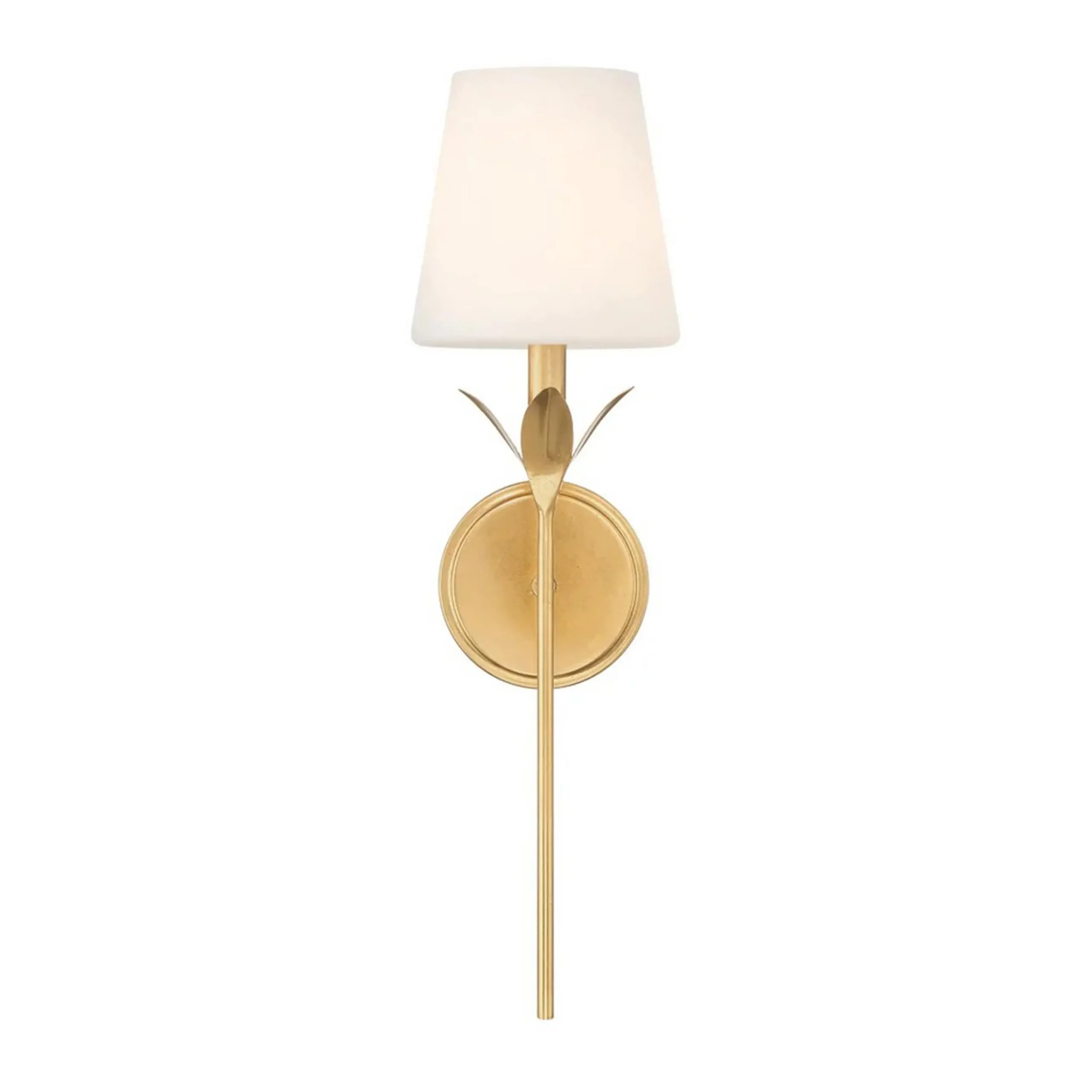Olive Leaf Stem Bath Sconce - 1 Light