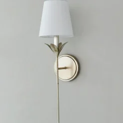 Olive Leaf Stem Sconce - 1 Light