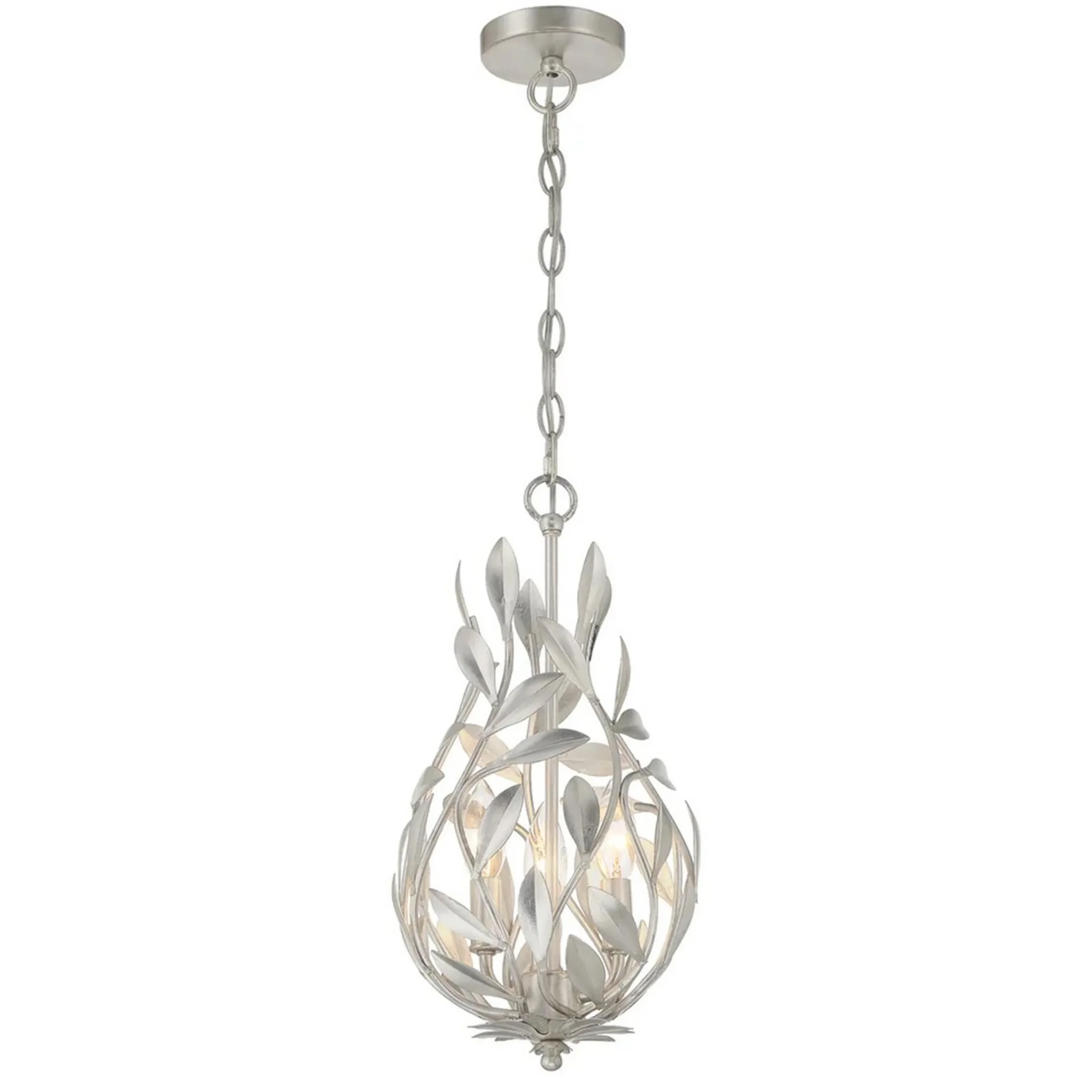 Olive Leaf Vine Lantern - 3 Light