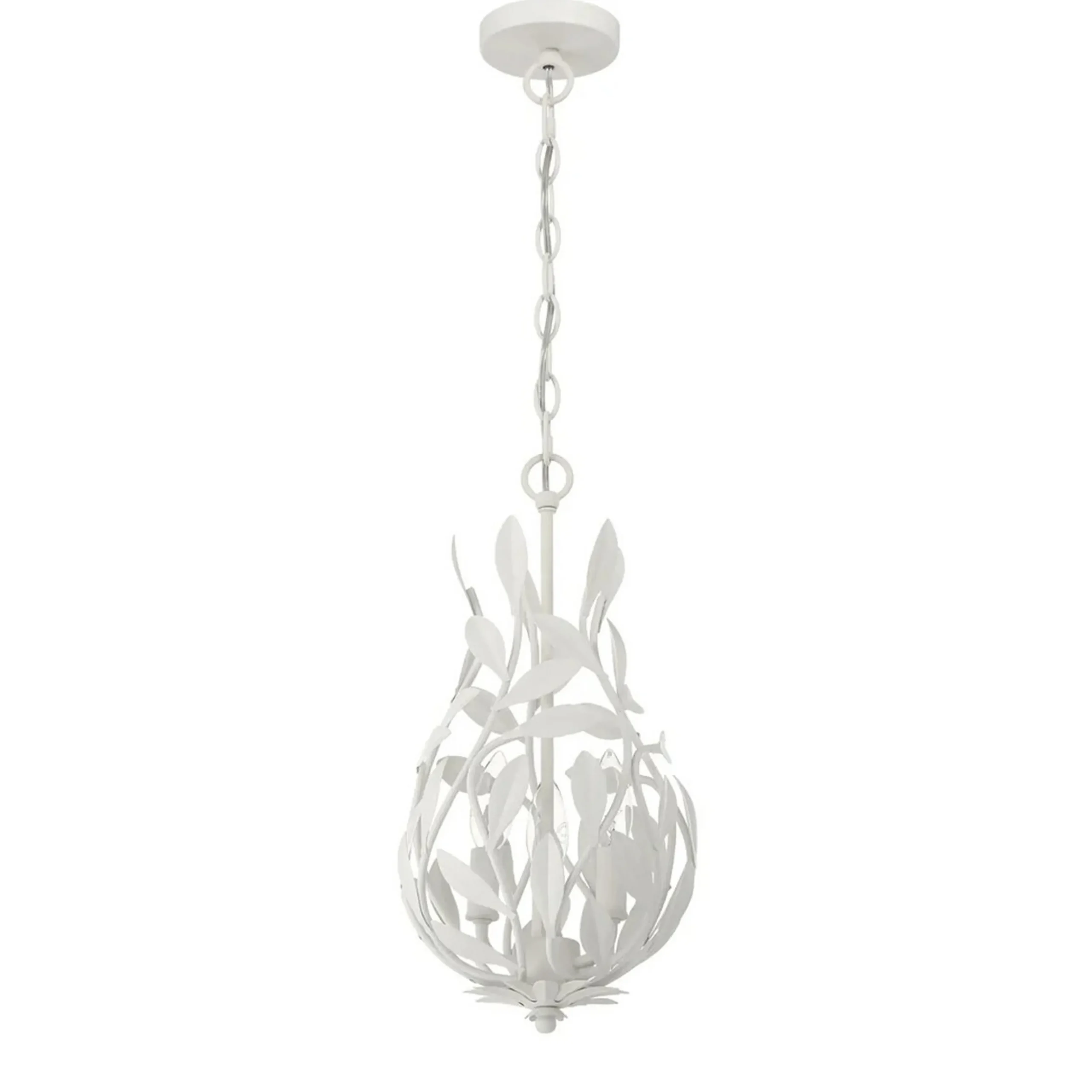 Olive Leaf Vine Lantern - 3 Light