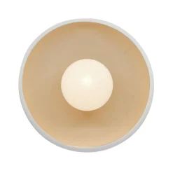Oracle Ceramic Sconce - Bisque