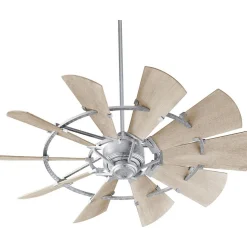 52" Outdoor Rustic Windmill Ceiling Fan
