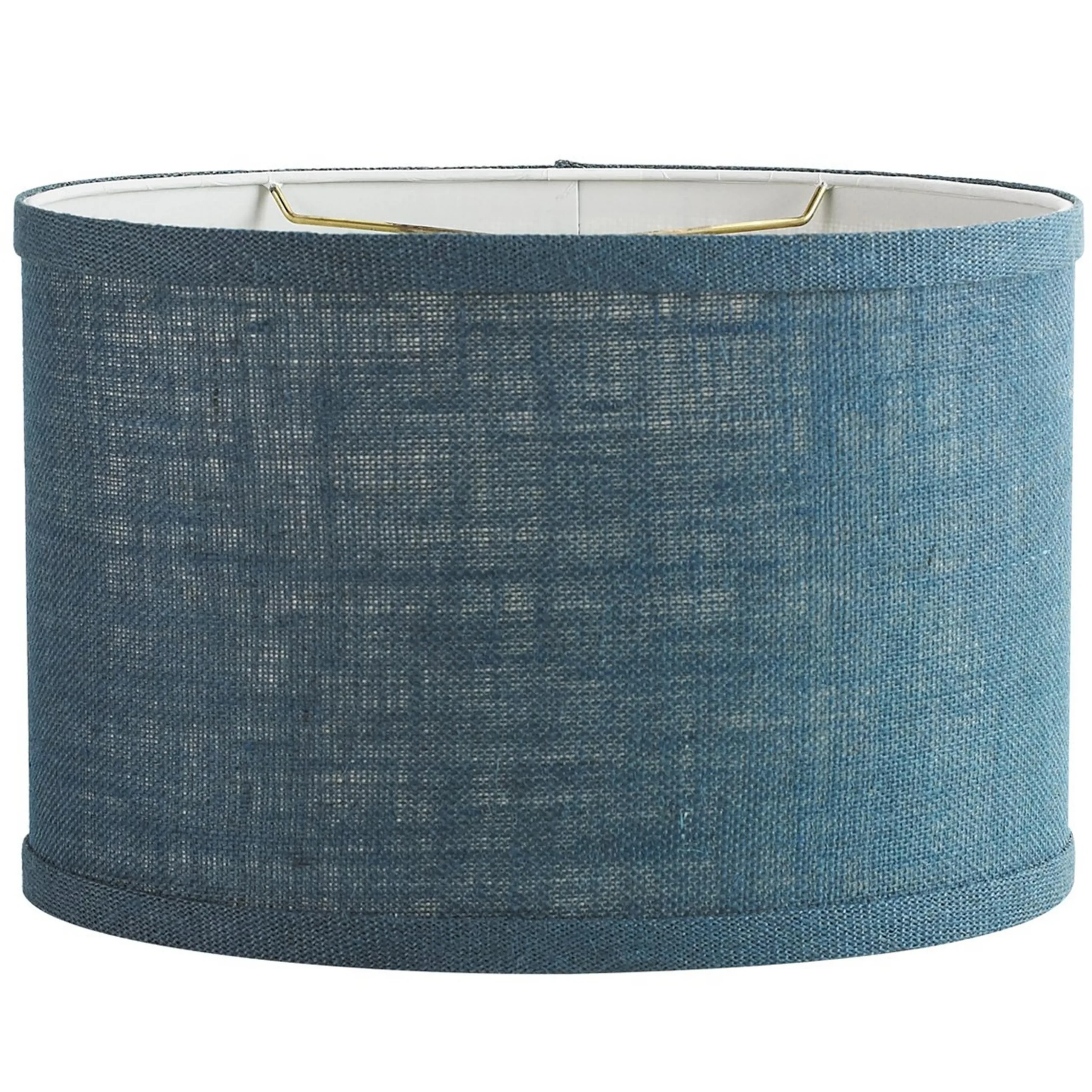 14" Oval Burlap Shade