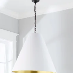Oversized Cone Paper Shade Pendant