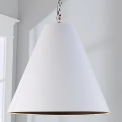 Oversized Cone Paper Shade Pendant