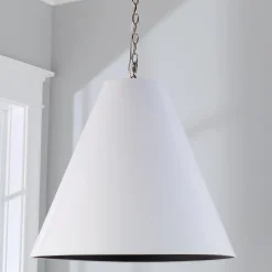 Oversized Cone Paper Shade Pendant