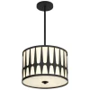 Patterned Abelia Pendant