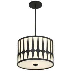 Patterned Abelia Pendant