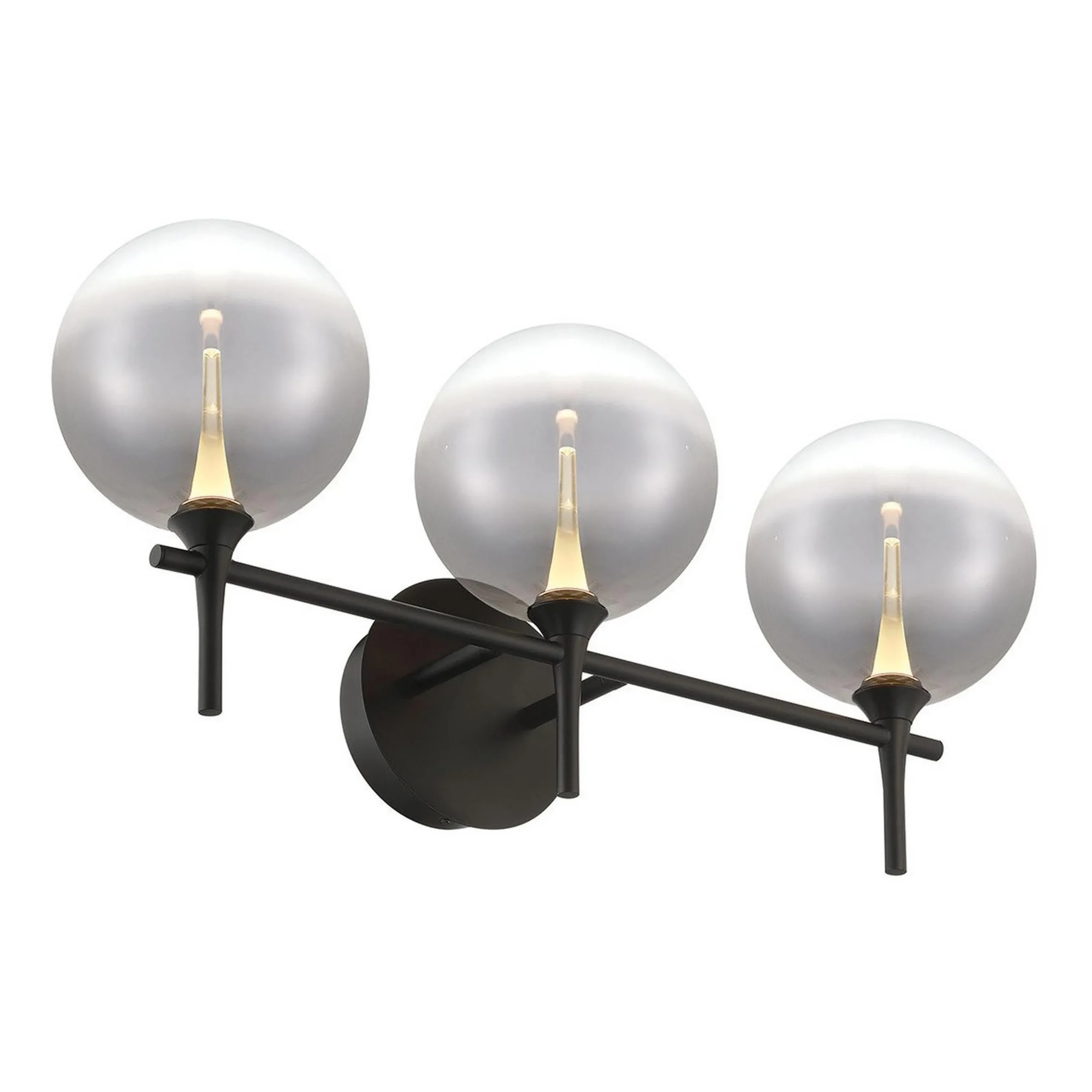 Pavane LED Vanity Light - 3 Light - Smoke