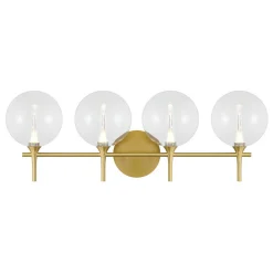 Pavane LED Vanity Light - 4 Light - Clear