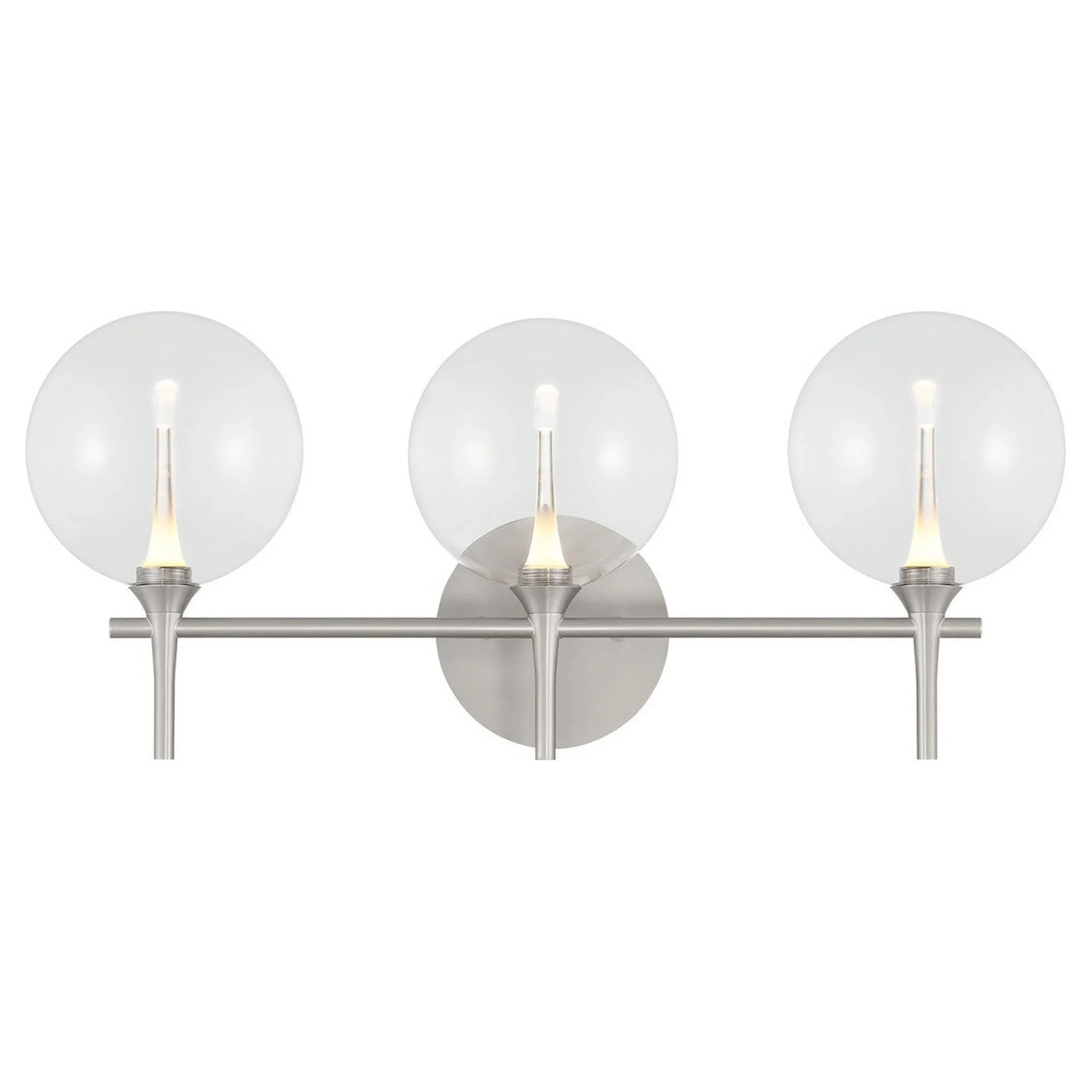 Pavane LED Vanity Light - 3 Light - Clear