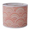 12" Peach Rainbow Drum Shade