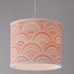 Peach Rainbow Shade Pendant