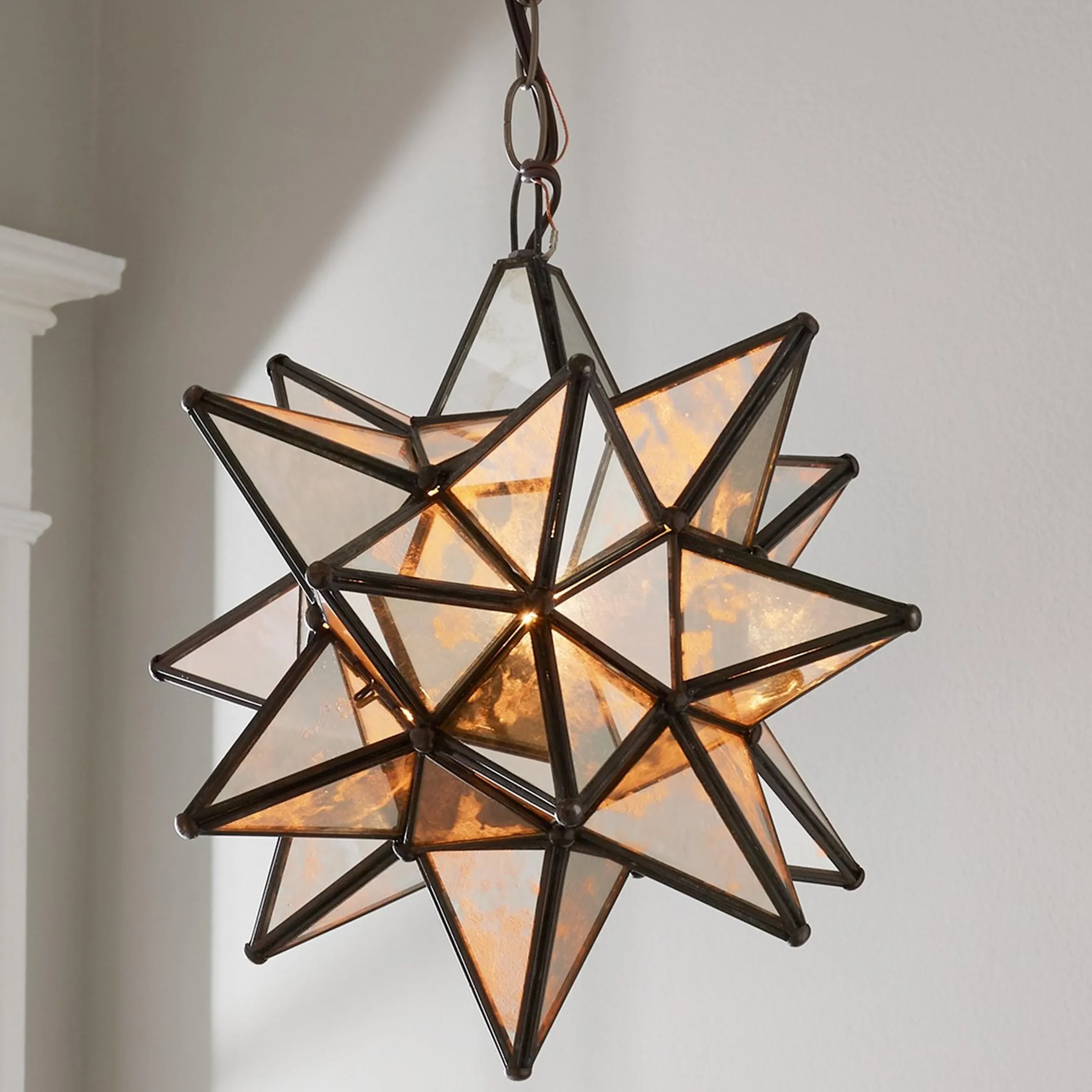 Petite Moravian Star Pendant