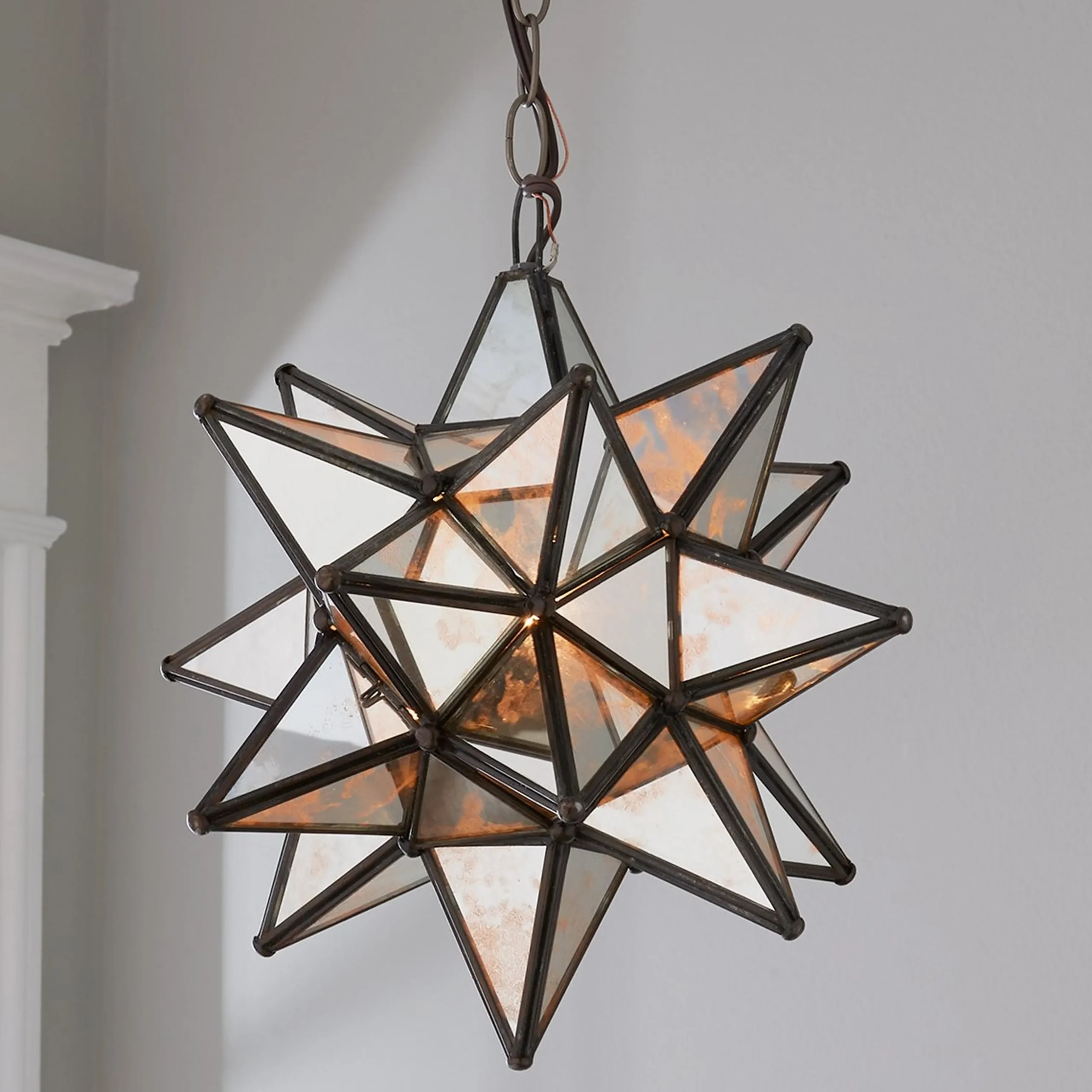 Petite Moravian Star Pendant