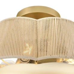 Petronia Hand-Wrapped Ceiling Light - 18"