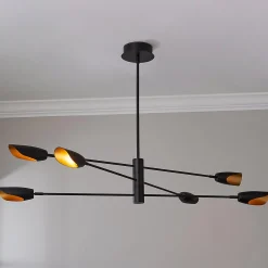 Pivoting Petal Three-Tier Chandelier