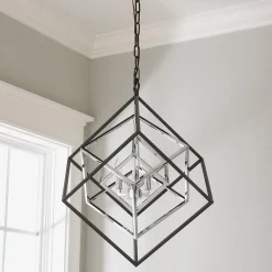 Prismatic Cubed Chandelier - 3 Light