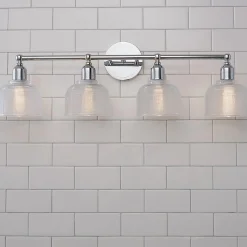 Prismatic Glass Vanity Light - 4 Light