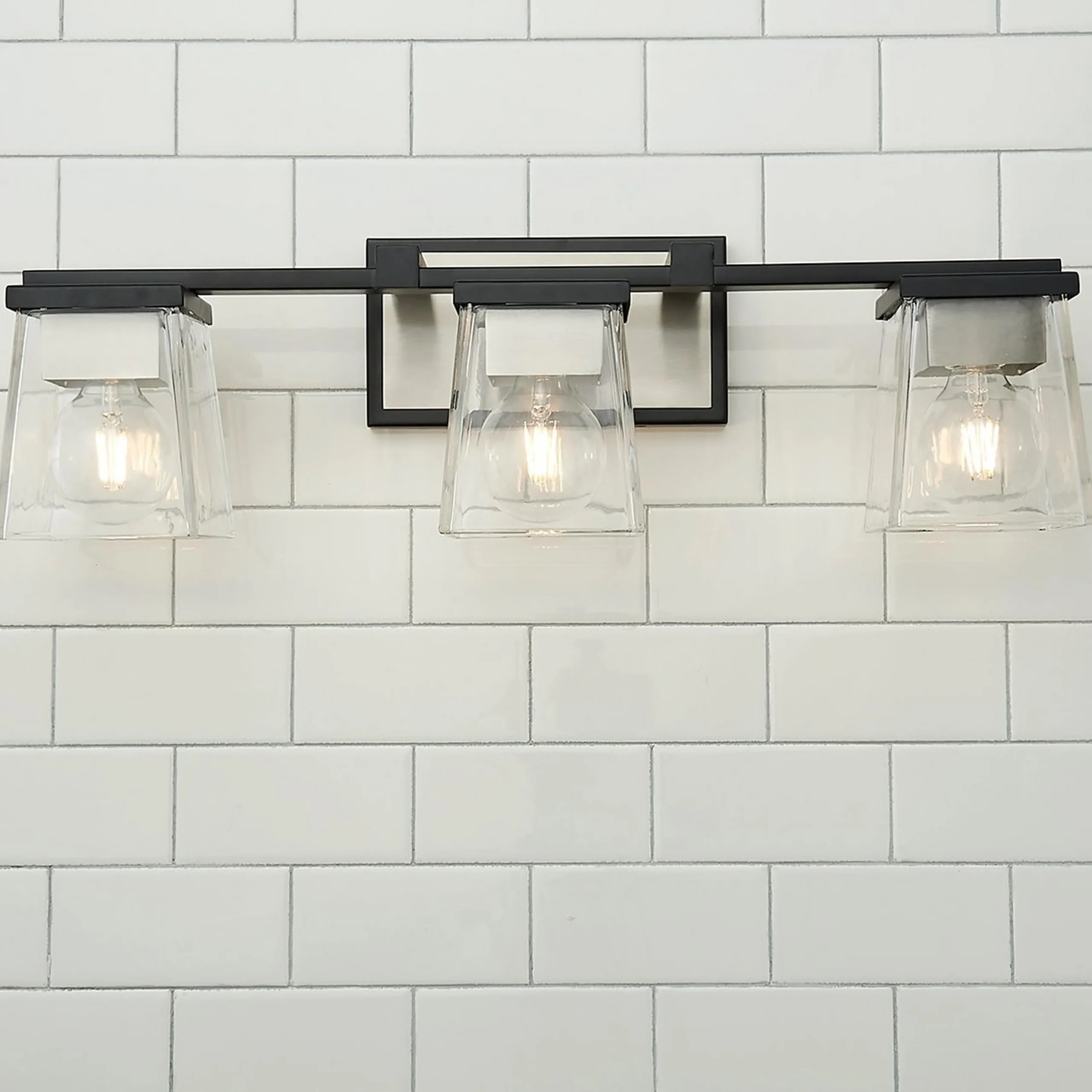 Quadratic Vanity Light - 3 Light