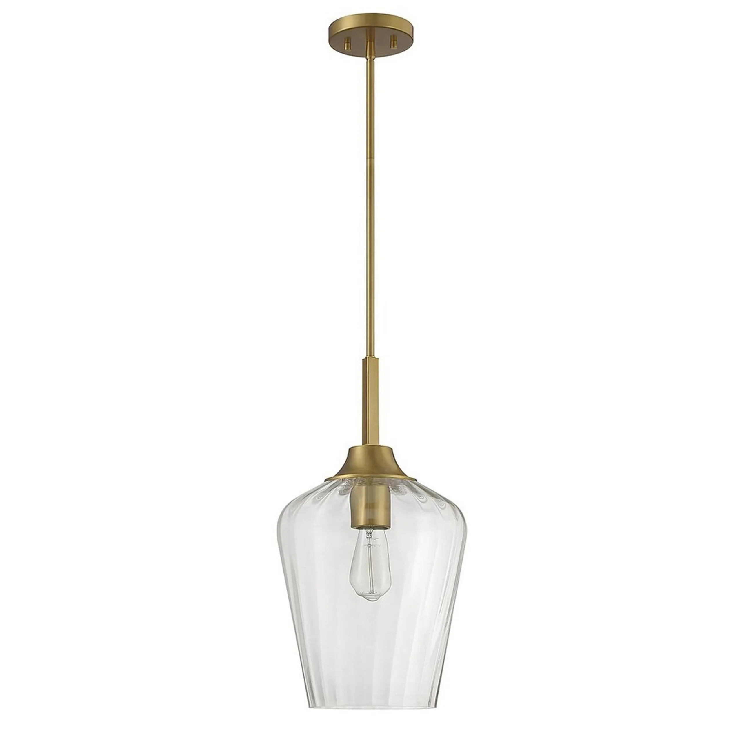 Quiana Fluted Glass Pendant