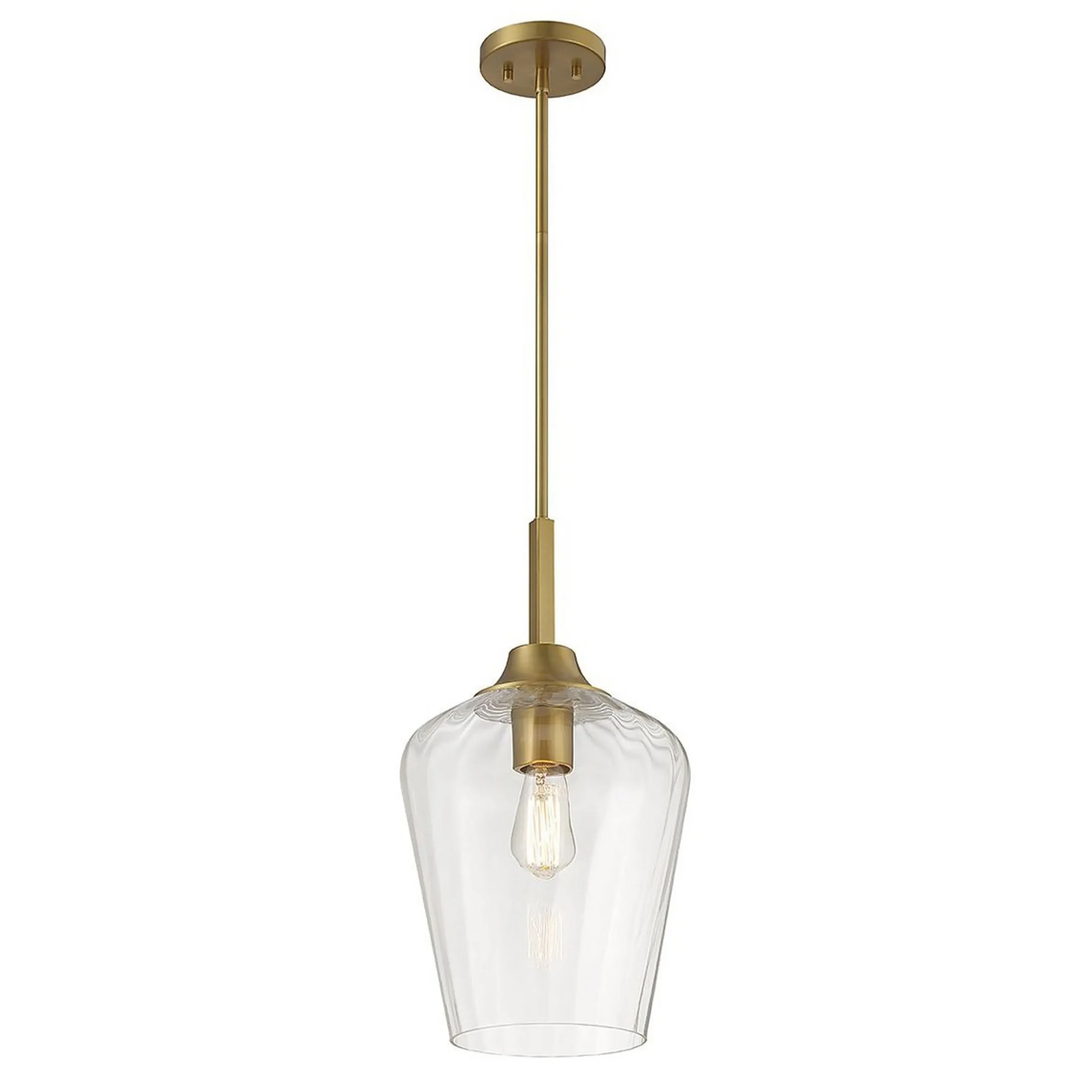 Quiana Fluted Glass Pendant