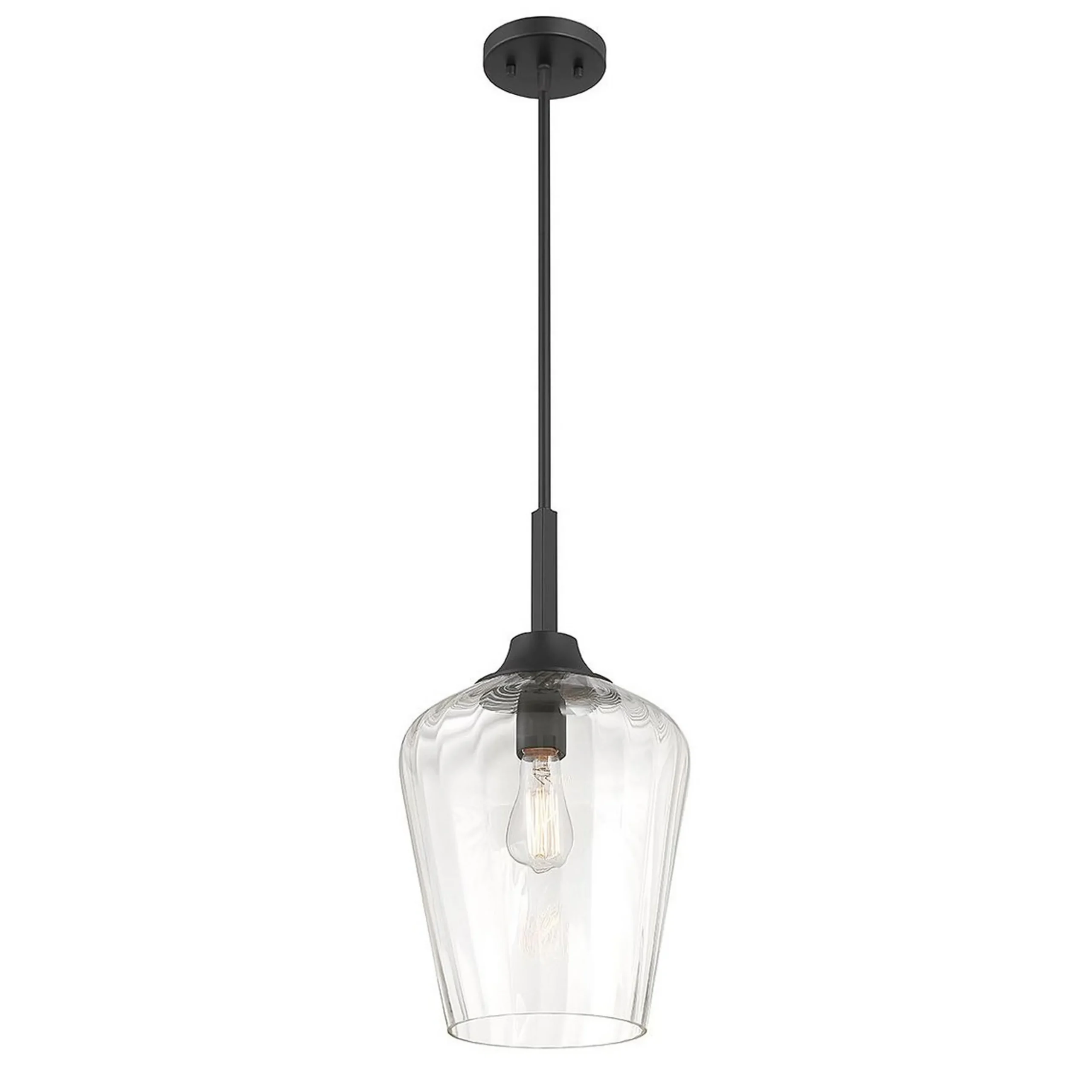 Quiana Fluted Glass Pendant