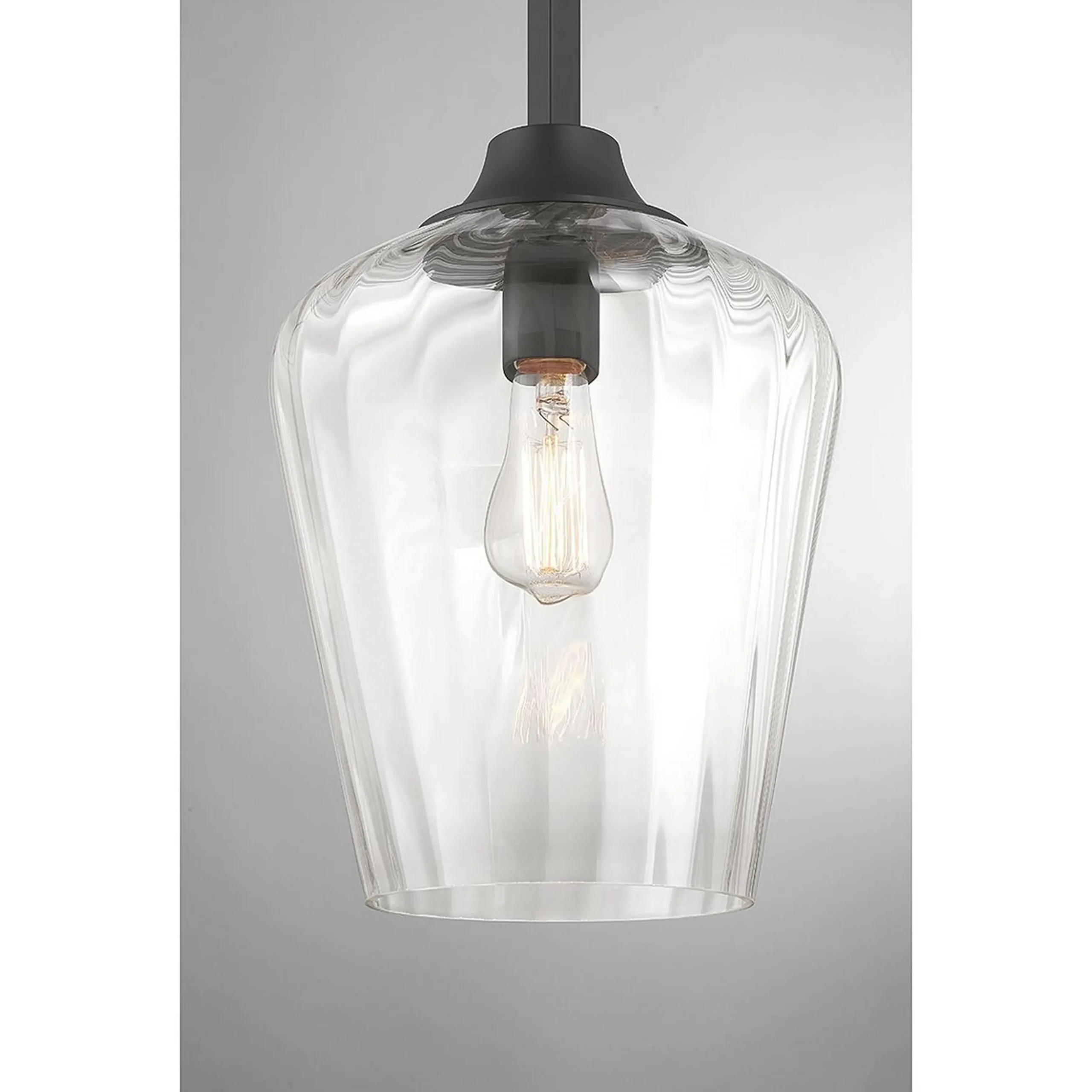 Quiana Fluted Glass Pendant