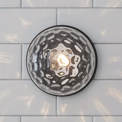 Quinn Bath Sconce - Clear Glass