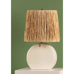 Raffia Table Lamp