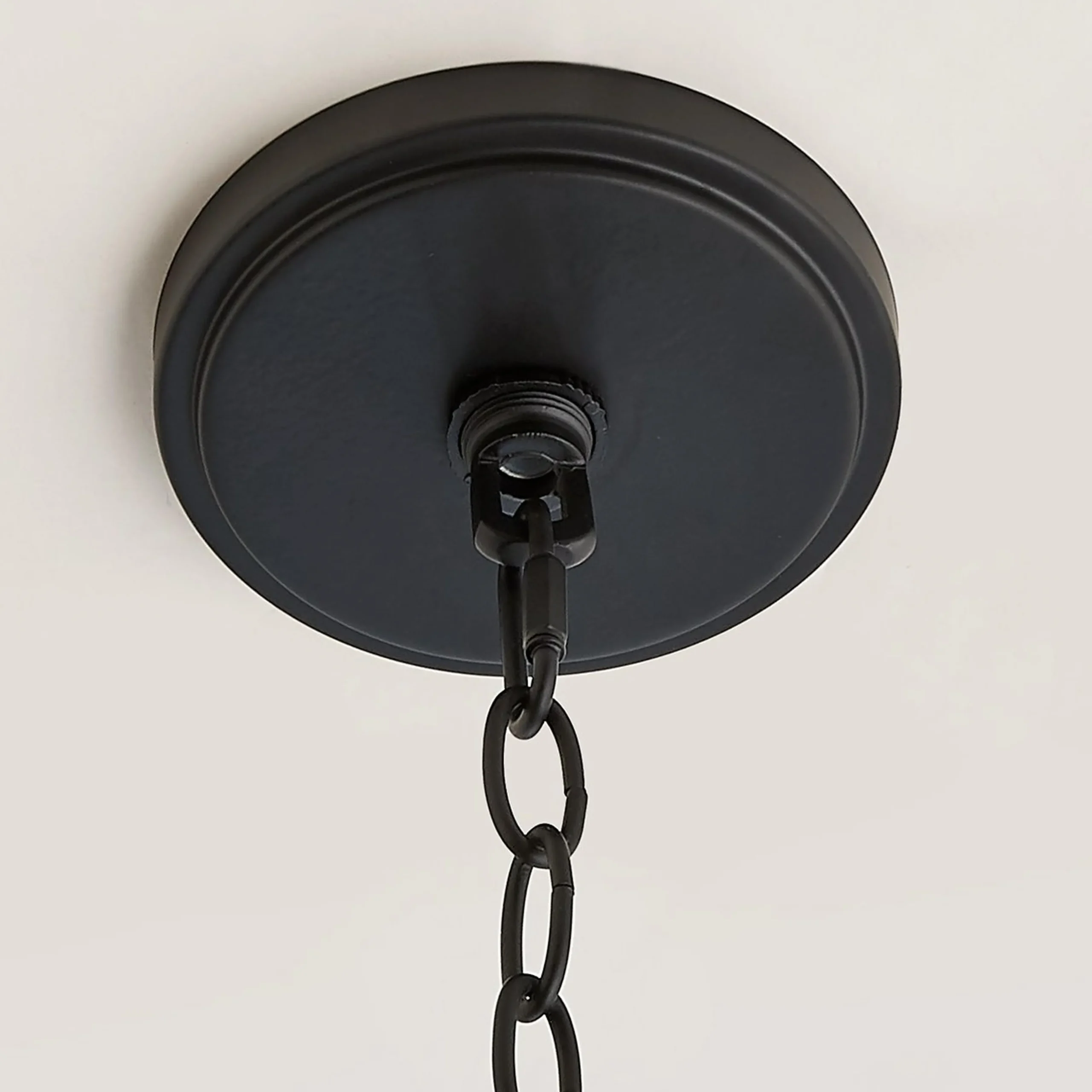 Rattan Shade Chandelier