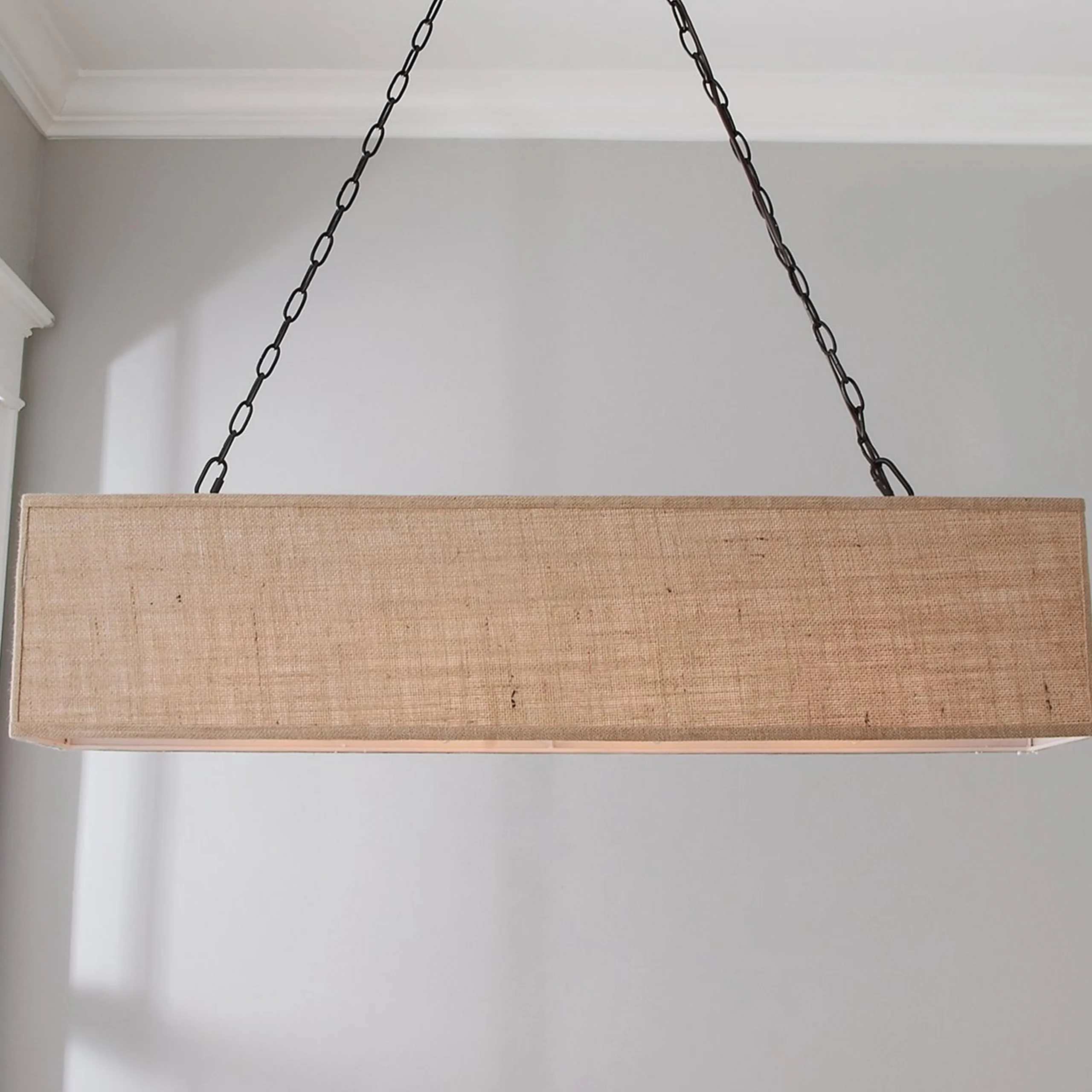Rectangular Shade Island Chandelier